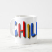 chillax コーヒーマグカップ (正面左)