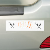 CHILLAX バンパーステッカー (車上)