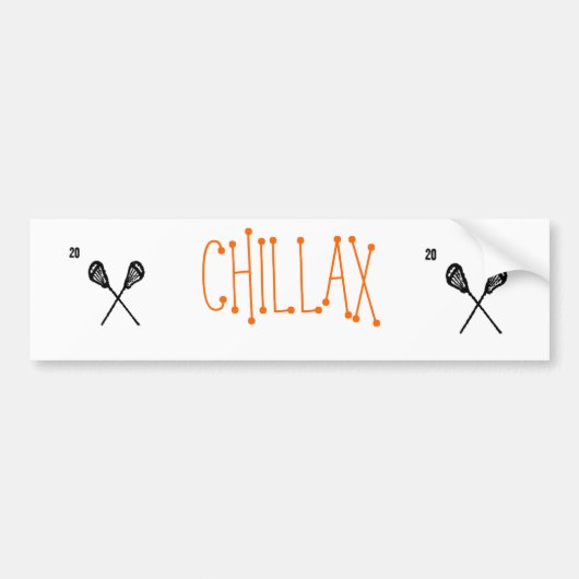 CHILLAX バンパーステッカー (正面)