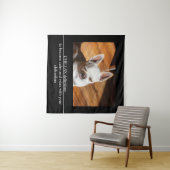 CHILLAX definition calm relax chihuahua photo text タペストリー (インサイチュ(横))