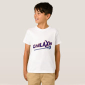 ChillaxinのラクロスのLAXのギフト Tシャツ (正面フル)