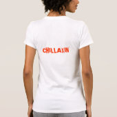 chillaxin tシャツ (裏面)
