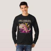Chillaxolotl Axolotl Amphibian Mexican Walking Fi Tシャツ (正面フル)