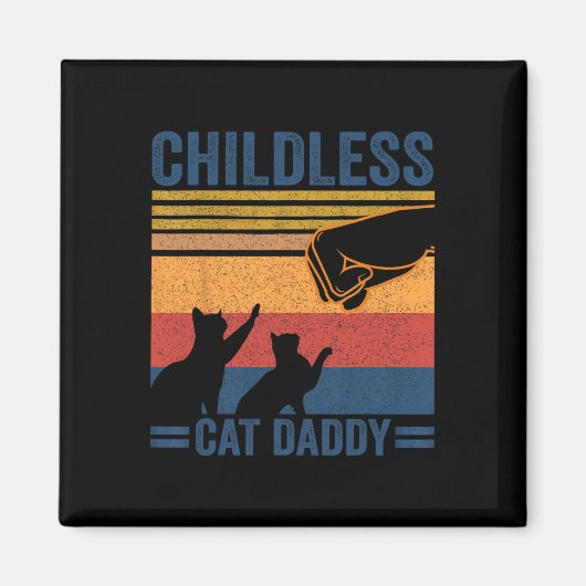 Chilless Cat Daddy 2024 For President Matching Pa マグネット (正面)