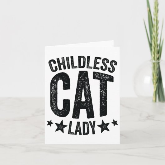 Chilless Cat Lady Comma - La Kamala Harris For Pr カード (正面)