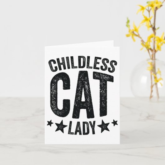 Chilless Cat Lady Comma - La Kamala Harris For Pr カード (黄色い花)