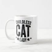 Chilless Cat Lady Comma - La Kamala Harris For Pr コーヒーマグカップ (左)