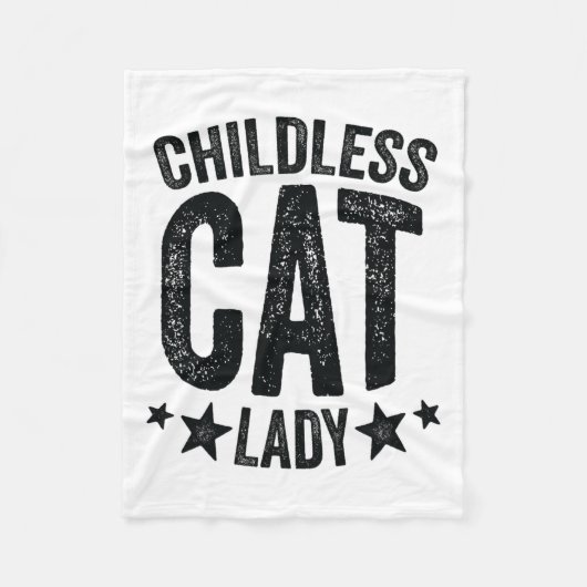 Chilless Cat Lady Comma - La Kamala Harris For Pr フリースブランケット (正面)