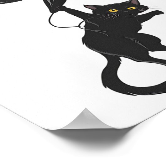 Chilless Cat Lady Comma - La Kamala Harris For Pr ポスター (角)