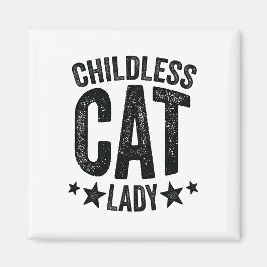 Chilless Cat Lady Comma - La Kamala Harris For Pr マグネット (正面)