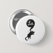 Chilless Cat Lady Comma - La Kamala Harris For Pr 缶バッジ (正面&裏面)