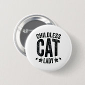 Chilless Cat Lady Comma - La Kamala Harris For Pr 缶バッジ (正面&裏面)