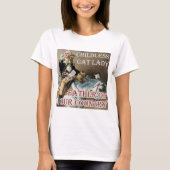 Chilless Cat Lady - George Washington - Kamala Tシャツ (正面)