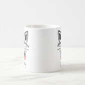 Chilless Cat Lady Kamala Harris 2024社長 コーヒーマグカップ (中央)