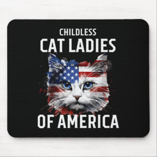 Chilless Cat Lady Of America Kamala Harris 2024 U マウスパッド