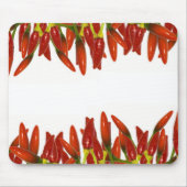 chilli frame with white space for text マウスパッド (正面)