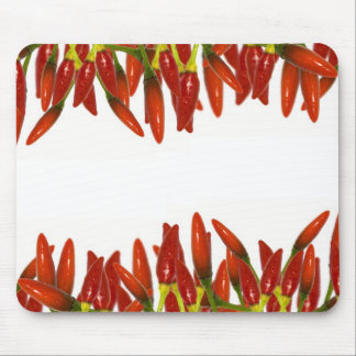chilli frame with white space for text マウスパッド