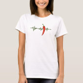 Chilli Red Pepper - indian food Tシャツ (正面)