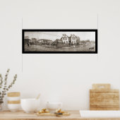 Chillicothe OH Flood写真1913 ポスター (キッチン)