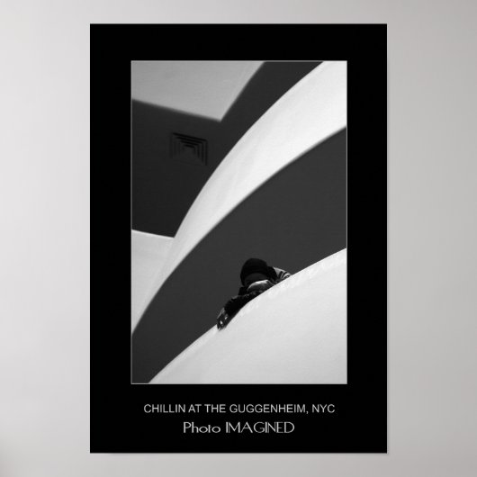 CHILLIN'でGUGGENHEIM, NYC, NY, US ポスター (正面)
