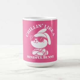 Chillin'のようにマインドフルなバニー – Easter Mag コーヒーマグカップ