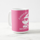 Chillin'のようにマインドフルなバニー – Easter Mag コーヒーマグカップ (正面左)