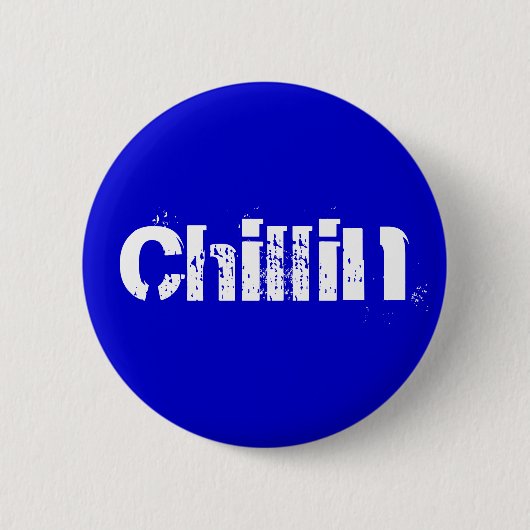 Chillin 缶バッジ (正面)