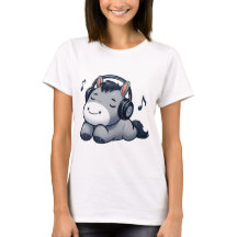 Chillin' Donkey Listening to Music