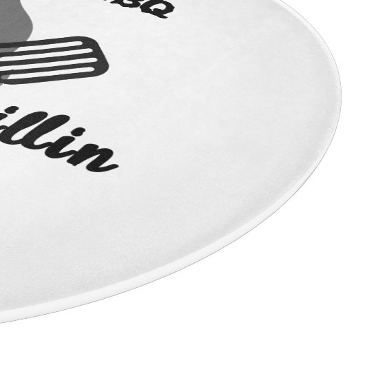 Chillin & Grillin personalized gift for dad .  カッティングボード (角)
