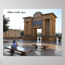 Chillin in Cordoba,スペイン ポスター