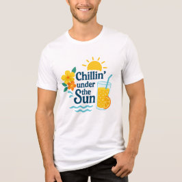 Chillin' Under the Sun – Summer Beach T-Shirt  トライブレンドＴシャツ