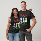 Chillin' With My 4th Grade Gnomies Teacher Christm Tシャツ (ユニセックス)