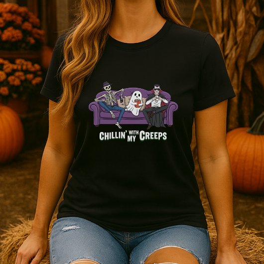 Chillin With My Creeps Halloween Tシャツ