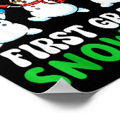 Chillin With My First Grade Snowmies Winter Snowma ポスター (角)