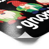 Chillin' With My Gnomies Funny St Patrick's Day フォトプリント (角)