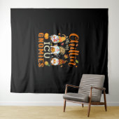 Chillin With My ICU Gnomiesナース格言Thanksgivi タペストリー (インサイチュ(横))