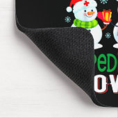 Chillin With My Pediatric Snowmies Nurse Light Chr マウスパッド (コーナー)