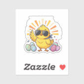 Chillin With My Peeps Cool Easter Chick Sticker シール (シート)