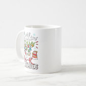 Chillin With My Pre-k Snowmies Teacher Christmas P コーヒーマグカップ (正面左)
