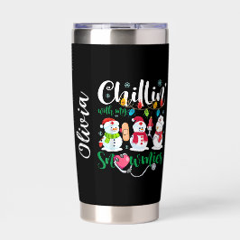 Chillin’ with My Snowmies 保温保冷タンブラー
