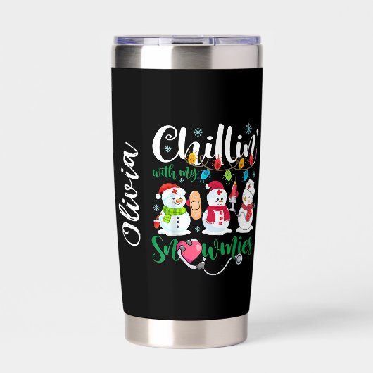 Chillin’ with My Snowmies 保温保冷タンブラー (正面)