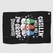 Chillin With My Snowmies Shirt 2年生先生 ゴルフタオル (横)