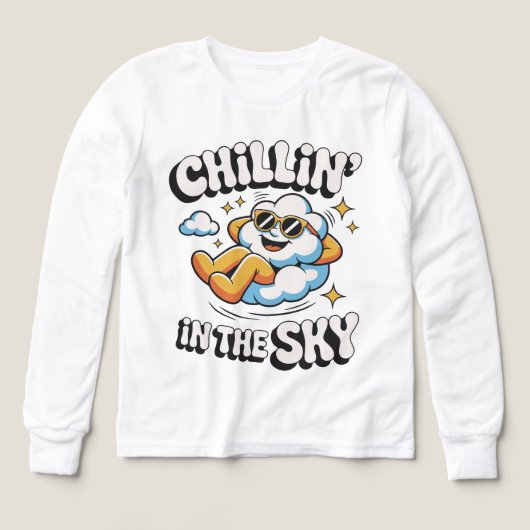 Chillin'in the Skyレトロクラウドデザインfor Summer (デザイン正面)
