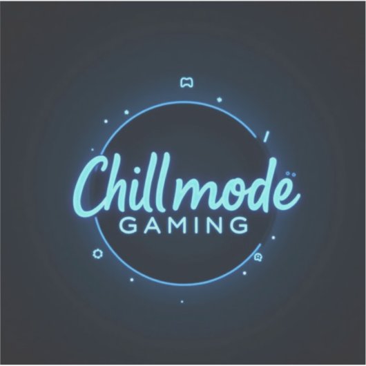 Chillmode Gamingスタンプ シール (正面)