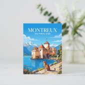 Chillon Castle Switzerland ポストカード (スタンド正面)