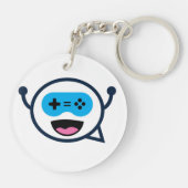 Chillout氏のキーホルダーの透明なロゴ キーホルダー (裏面)