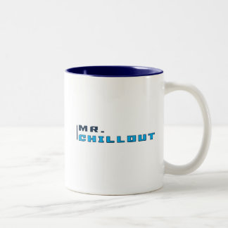 Chillout Logo Mug青い氏 ツートーンマグカップ