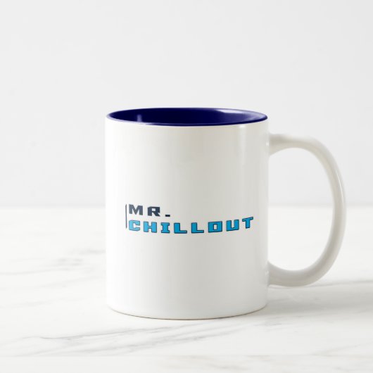 Chillout Logo Mug青い氏 ツートーンマグカップ (右)