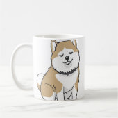 Chillshiba_pawpad コーヒーマグカップ (左)