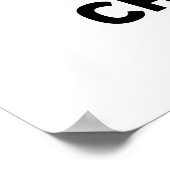 Chilly Dog Funny Chili Hot Dog Pun ポスター (角)